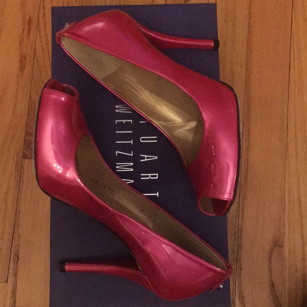 Stuart Weizmann Open Toe Pumps - image 5